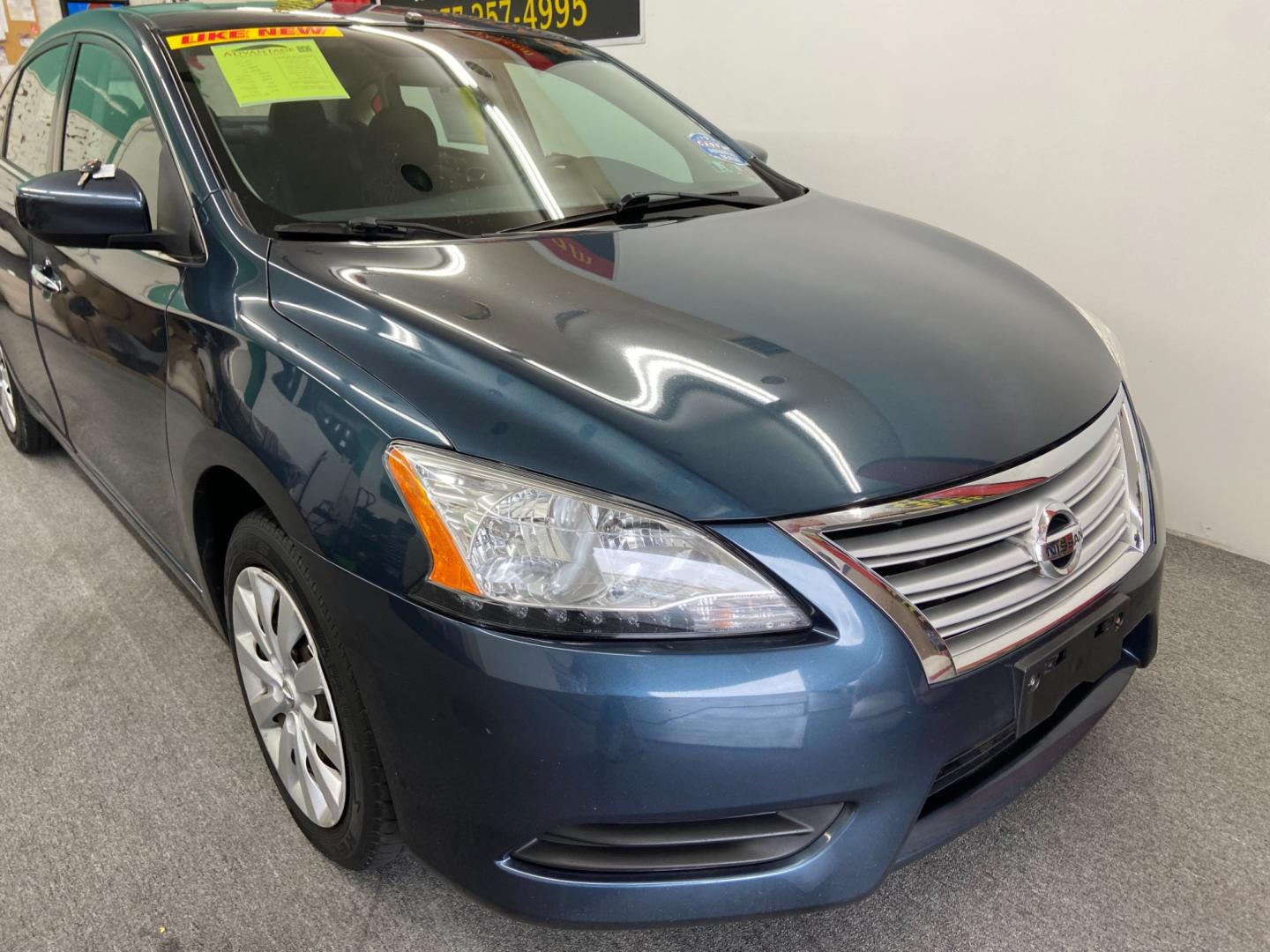 2014 BLUE Nissan Sentra (3N1AB7AP7EY) , located at 533 S West End Blvd., Quakertown, PA, 18951, (877) 257-4995, 40.343994, -75.303604 - Photo#1